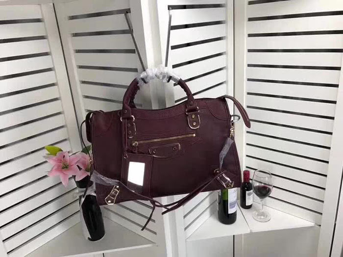 BALENCIAG巴黎世家 經典機車 原版 山羊皮包邊五金款 手提肩背斜挎包  BL1425